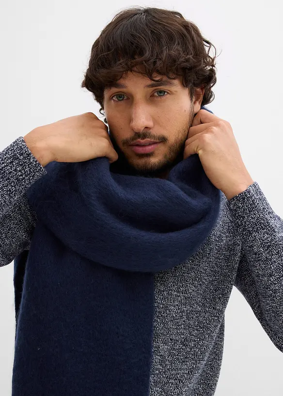 Svetr s kulatým výstřihem, s čistou bavlnou, bonprix