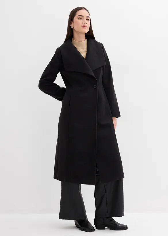 Kabát z imitace vlny, bonprix