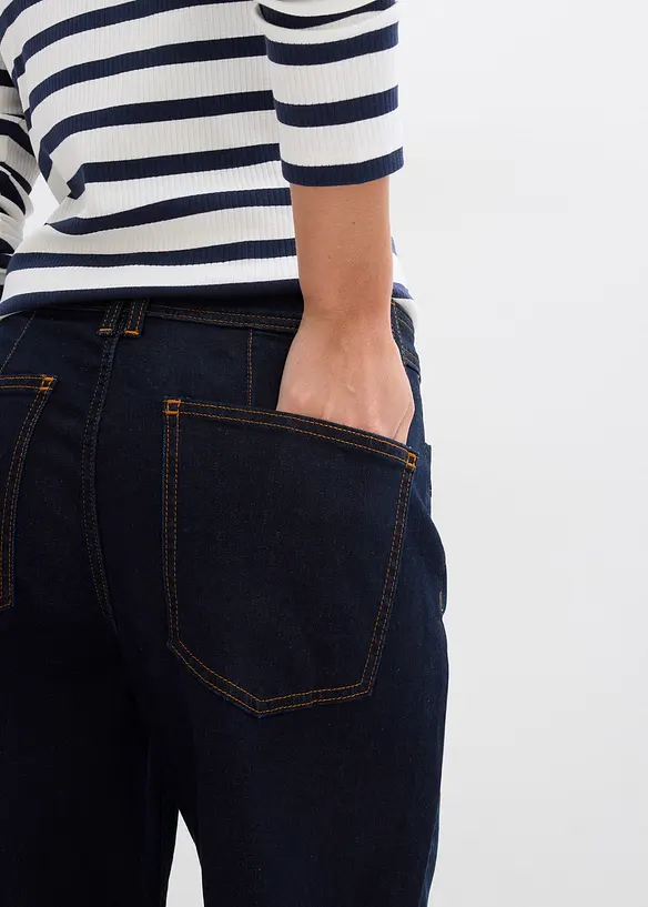 Džíny Straight, Mid Waist, bonprix