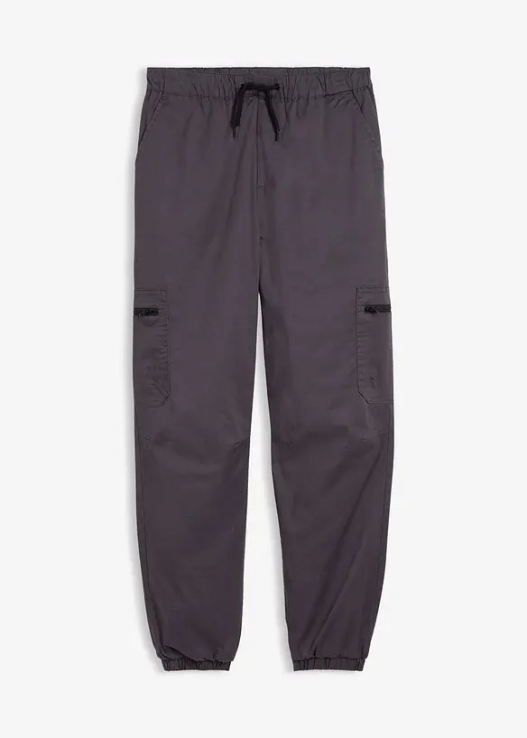 Termo cargo kalhoty Loose Fit, s žerzejovou podšívkou, bonprix