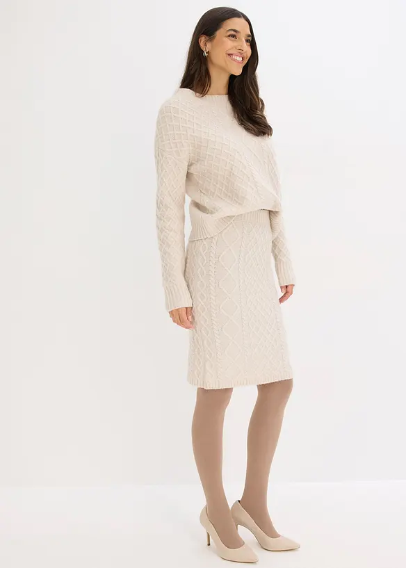 Termo punčochov&eacute; kalhoty s fl&iacute;sovou pod&scaron;&iacute;vkou (150 den), bonprix