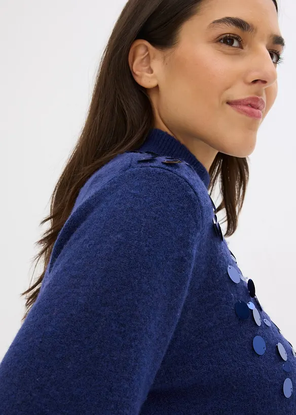 Svetr s flitry, bonprix