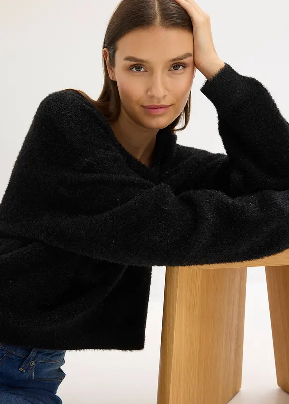 Svetr z jemné pleteniny, bonprix