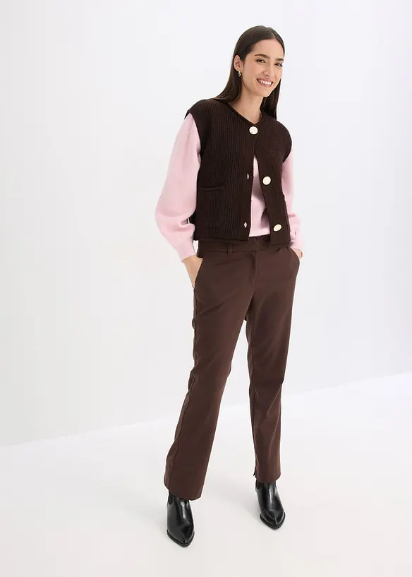 Svetr s balonovými rukávy, bonprix