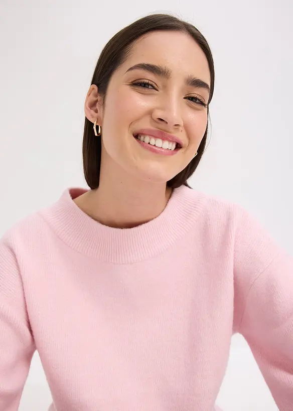 Svetr s balonovými rukávy, bonprix