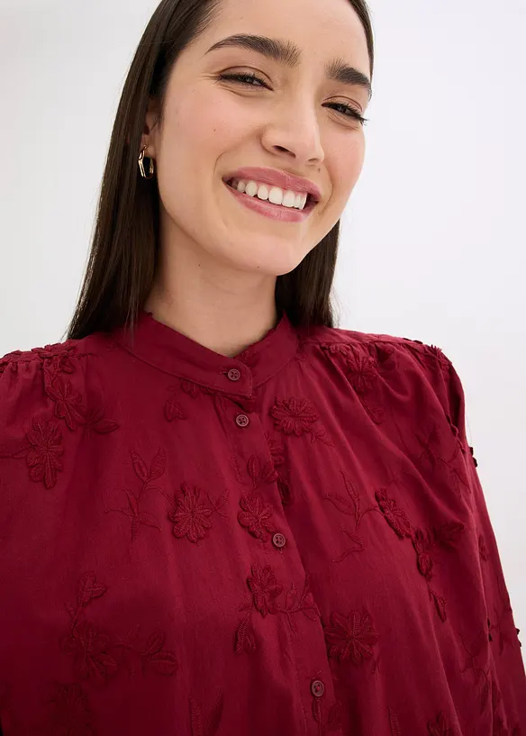 Halenka bez zapínání, z čisté bavlny, bonprix