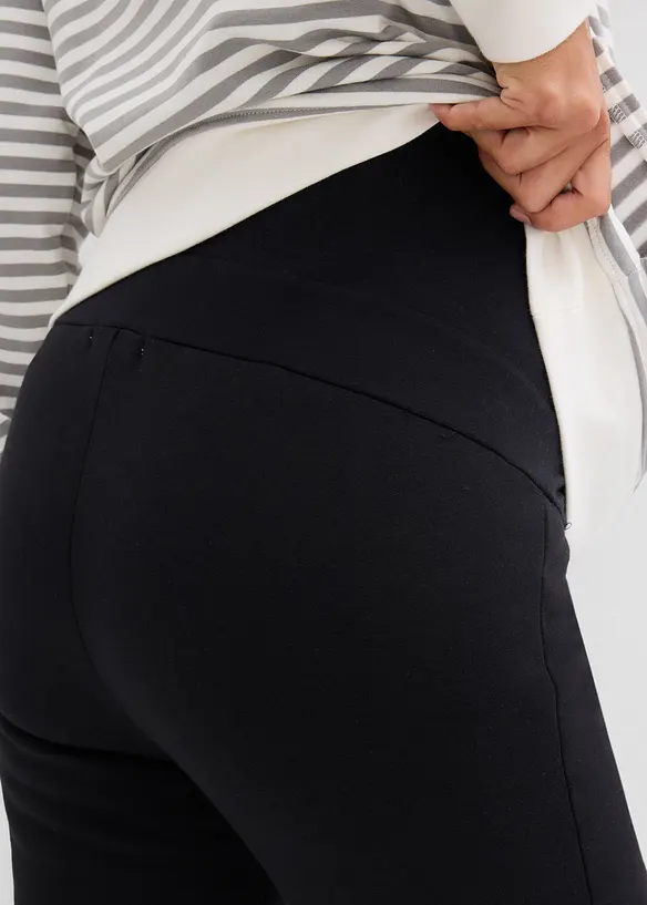 Hřejivé těhotenské kalhoty s plyšovou podšívkou, bonprix