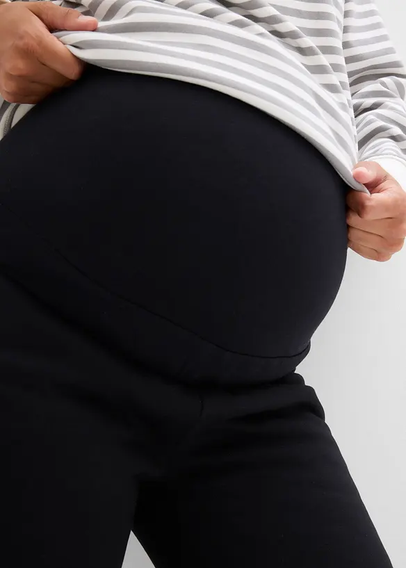 Hřejivé těhotenské kalhoty s plyšovou podšívkou, bonprix