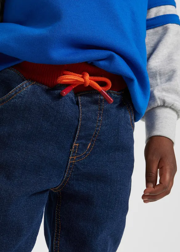 Chlapecké termo džíny pro s žerzejovou podšívkou, bonprix