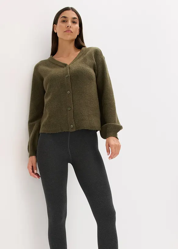 Flísové termo punčocháče 140den, bonprix