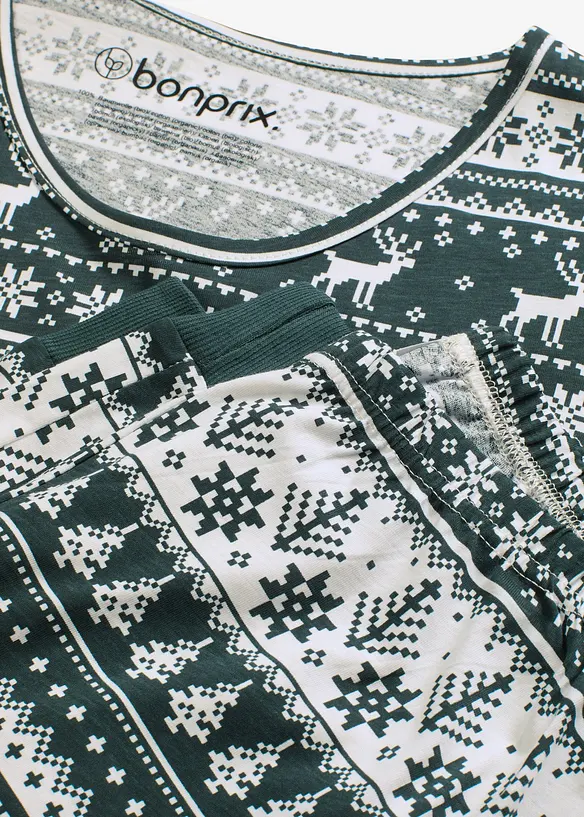 Pyžamo z čisté organické bavlny, bonprix