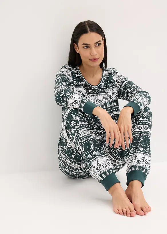 Pyžamo z čisté organické bavlny, bonprix