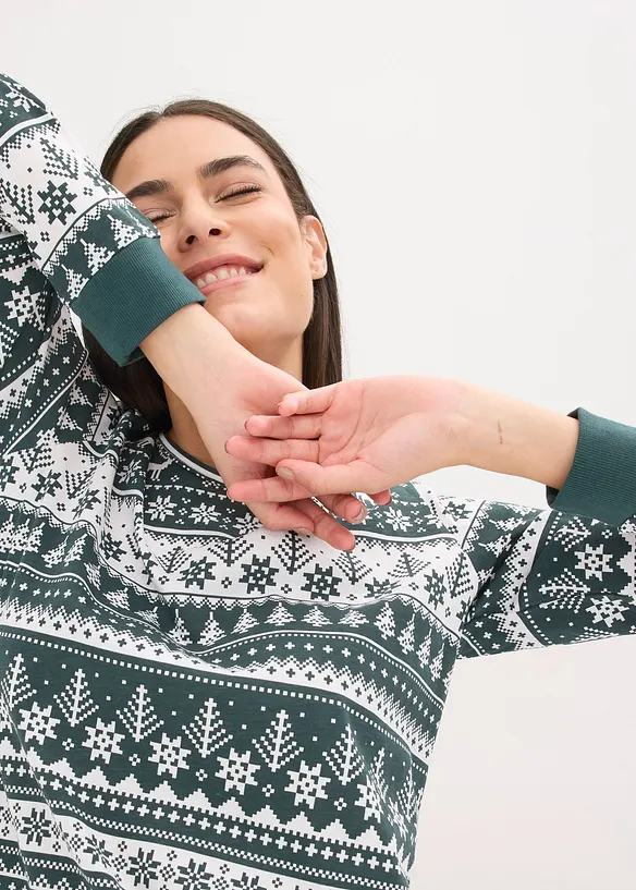 Pyžamo z čisté organické bavlny, bonprix