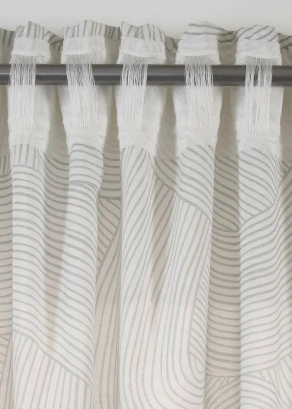 Záclona z udržitelného materiálu (1 ks v balení), bonprix