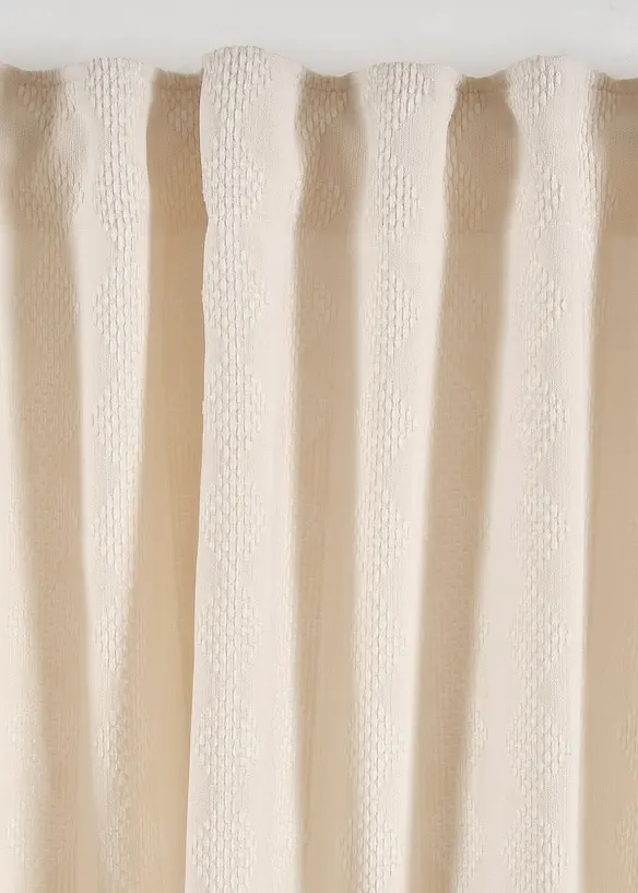 Neprůhledný závěs z měkké žinylky (1 ks v balení), bonprix