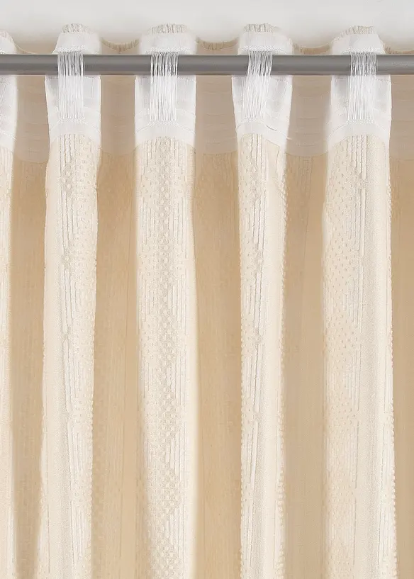 Neprůhledný závěs z měkké žinylky (1 ks v balení), bonprix