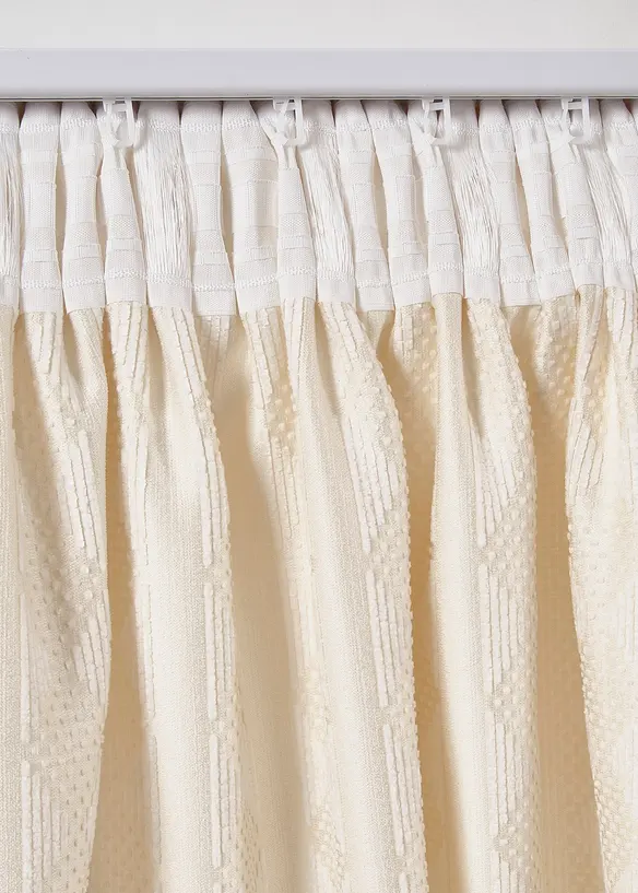 Neprůhledný závěs z měkké žinylky (1 ks v balení), bonprix