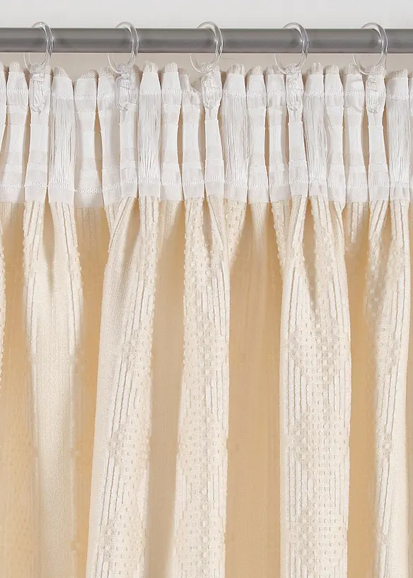 Neprůhledný závěs z měkké žinylky (1 ks v balení), bonprix