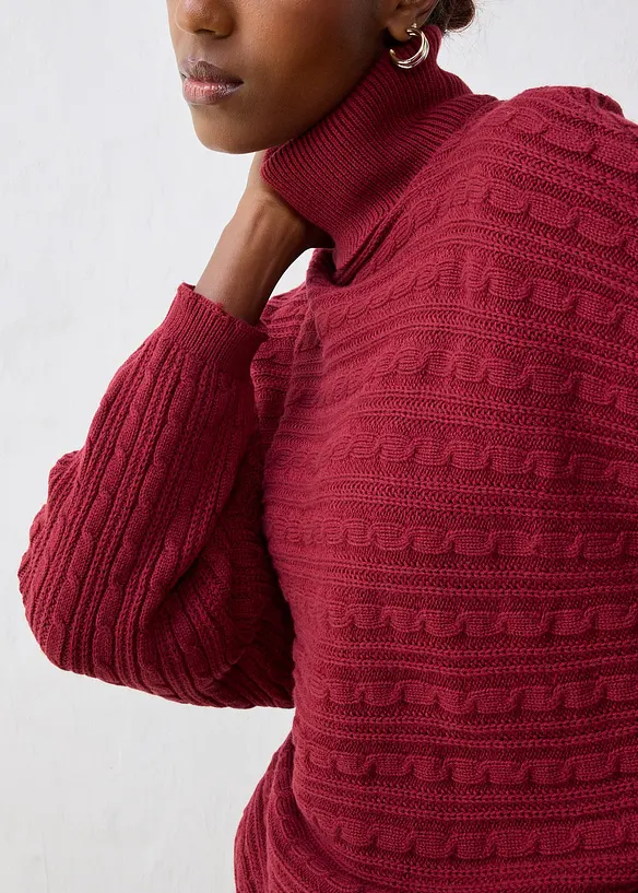 Oversize svetr z vlny Merino, bonprix