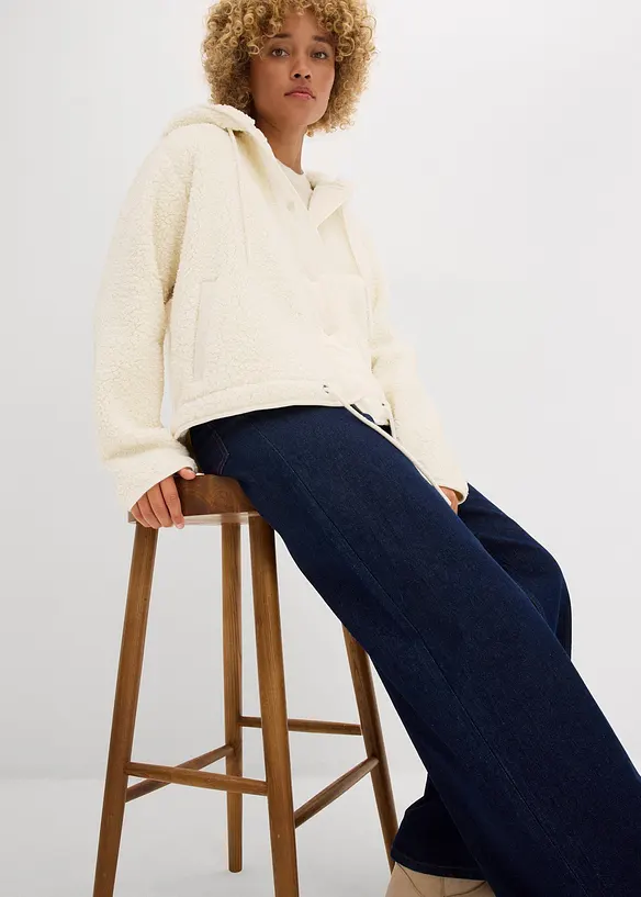 Bunda z plyšového flísu, bonprix