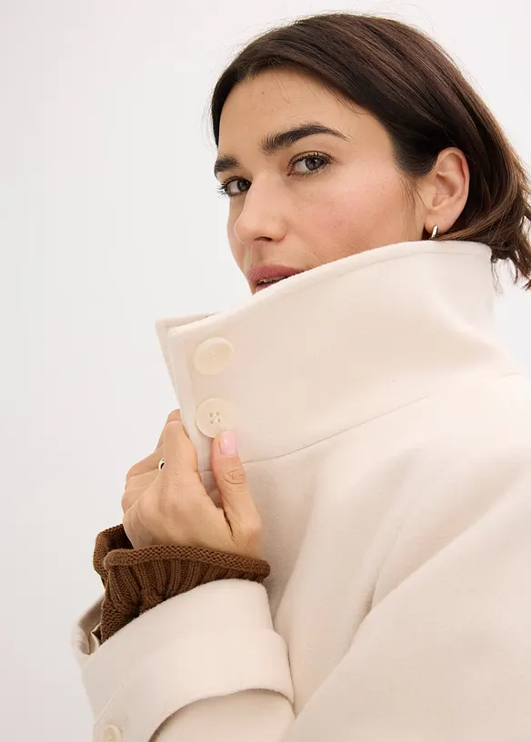 Kabátek s vlněným vzhledem, bonprix