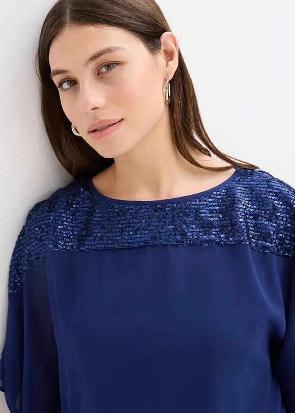 Tunika s pajetkami, bonprix