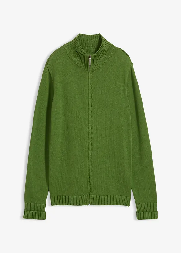 Pletený kabátek z čisté organické bavlny, bonprix