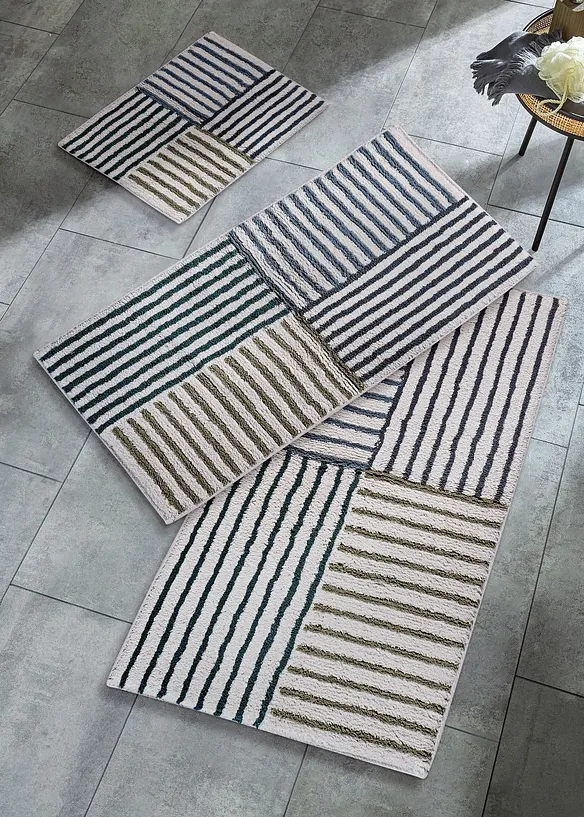 Koupelnová předložka s proužkovaným vzorem, bonprix