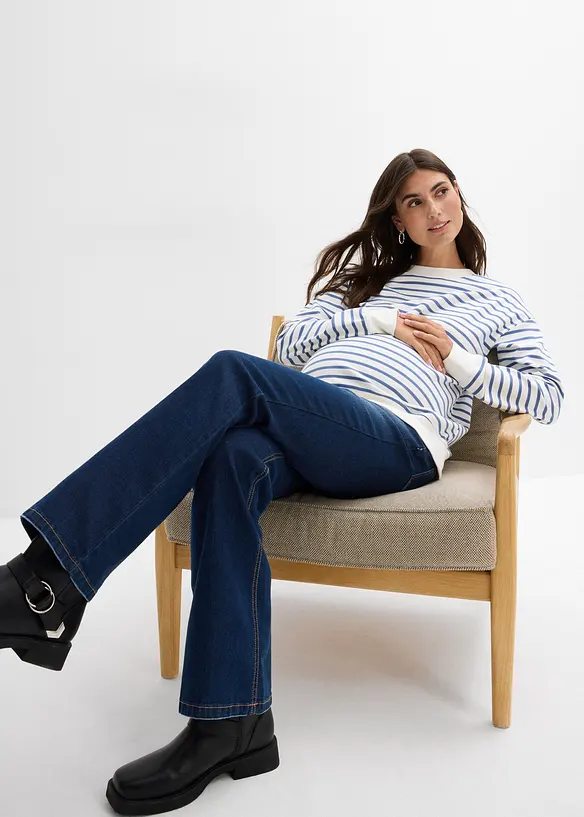 Těhotenské džíny Bootcut, bonprix
