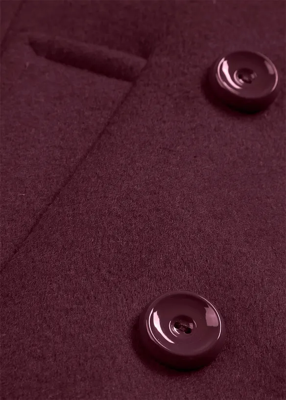 Kabanový kabátek z vlny, bonprix