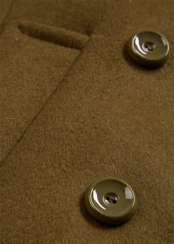 Kabanový kabátek z vlny, bonprix