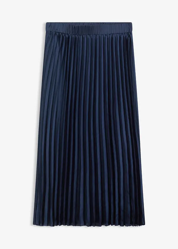 Plisovaná sukně z jemného saténu, bonprix