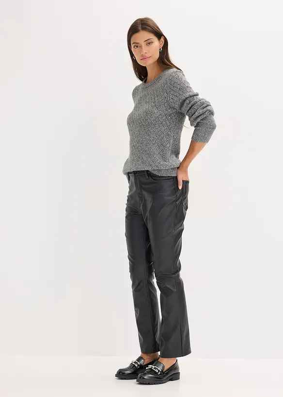 Ažurový svetr, bonprix