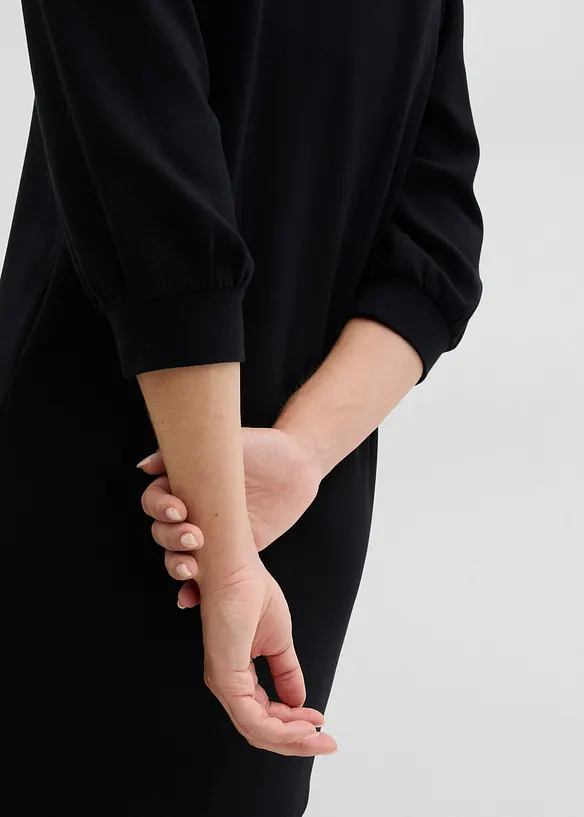 Šaty ze splývavé viskózové směsi, bonprix