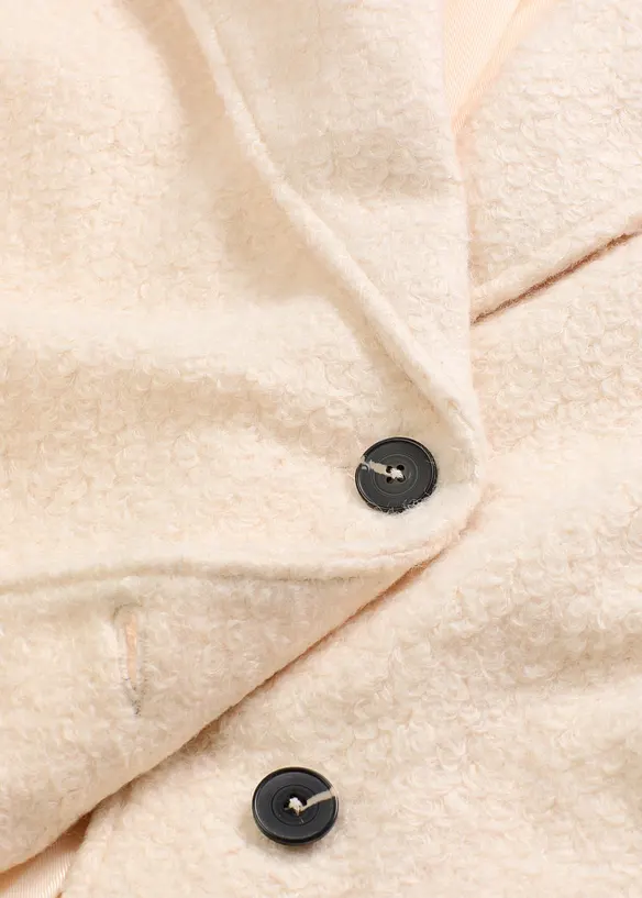Krátký buklé kabát, oversize, bonprix