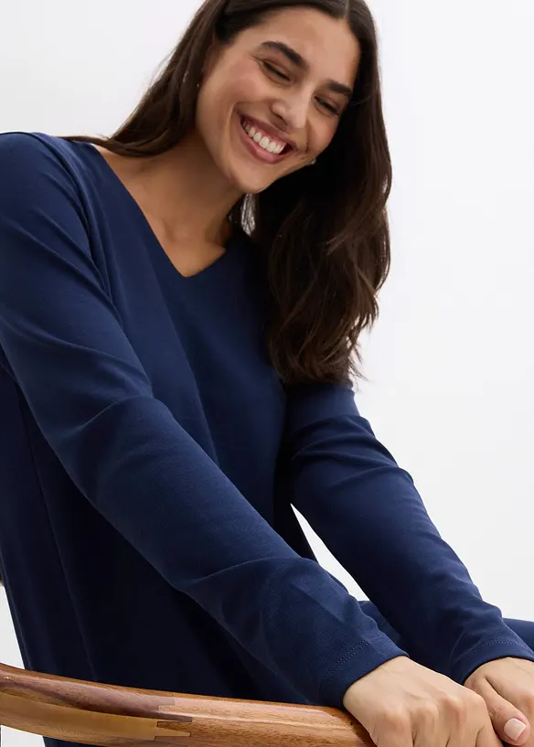 Šaty ze splývavé viskózové směsi, bonprix