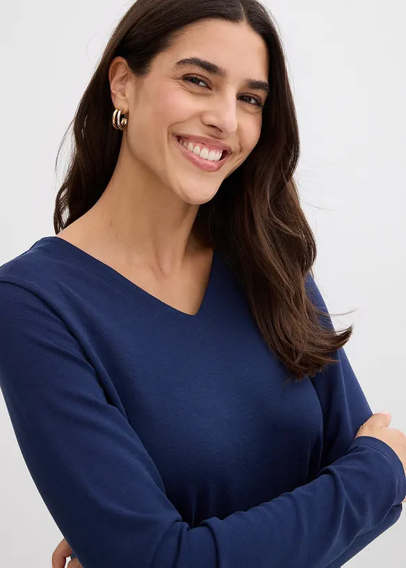 Šaty ze splývavé viskózové směsi, bonprix