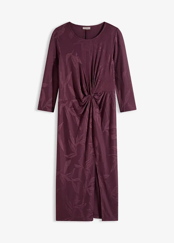 Žakárové midi šaty, bonprix