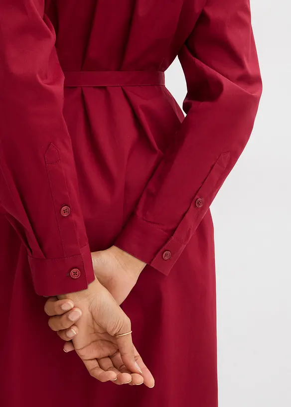 Midi šaty z čisté organické bavlny, bonprix