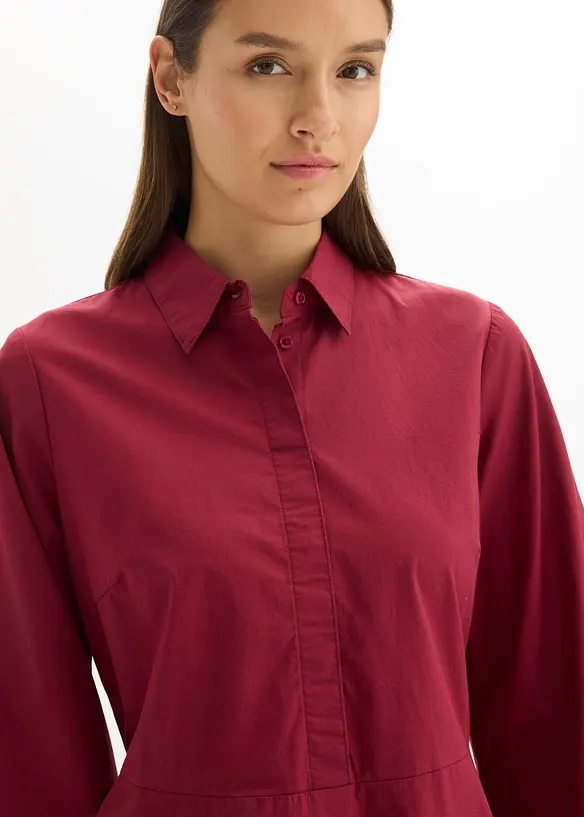 Košilové šaty z čisté bavlny, bonprix