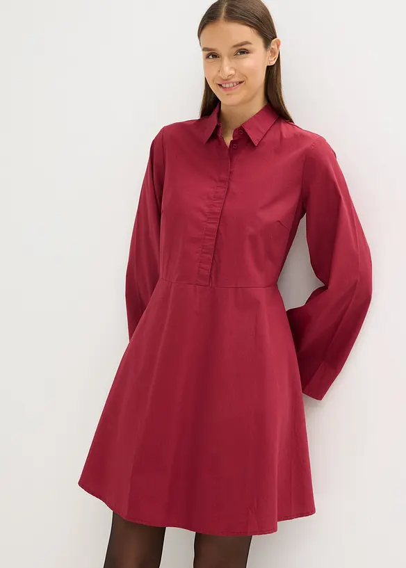 Košilové šaty z čisté bavlny, bonprix