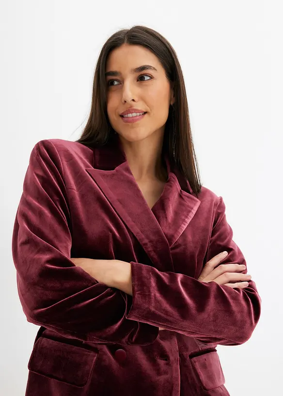 Blejzr z měkkého sametu, bonprix