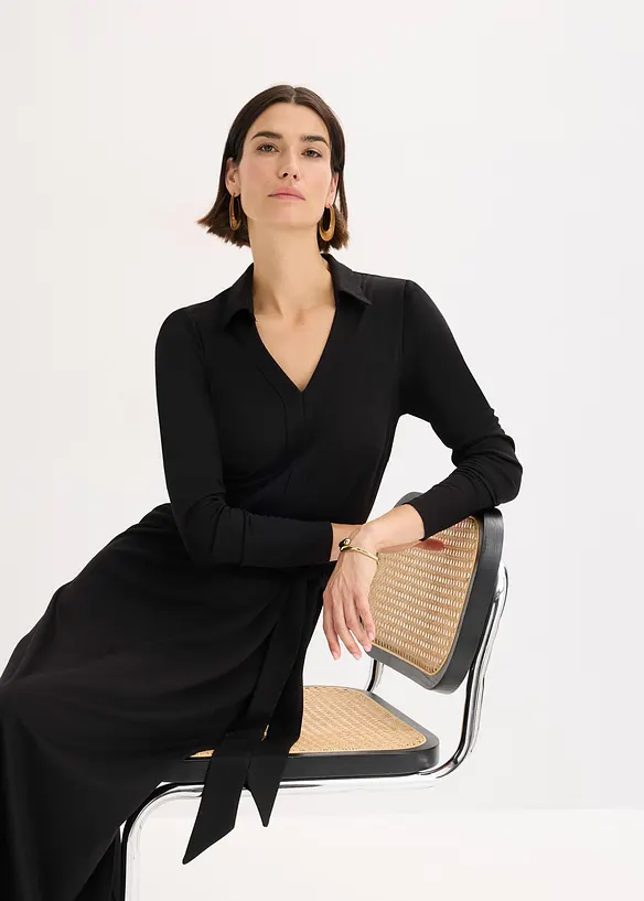 Košilové šaty s viskózou, bonprix