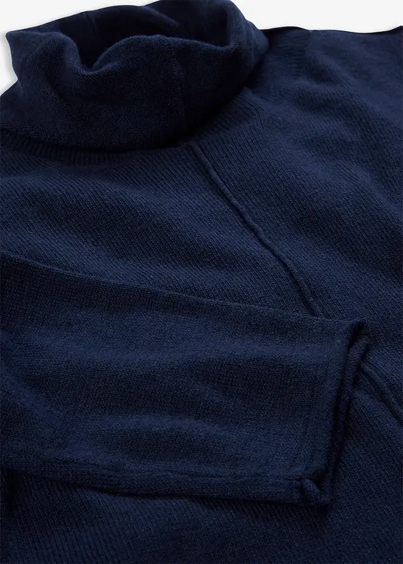 Svetr s rolákovým límcem, z měkké směsi s kašmírem, bonprix