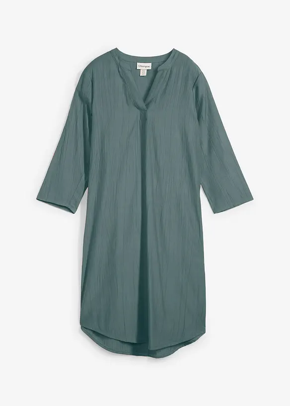Tunikové šaty z viskózové směsi se strukturovaným efektem, bonprix