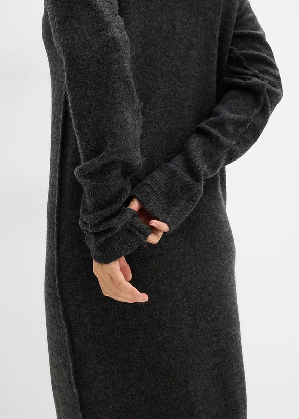 Pletené midi šaty, bonprix