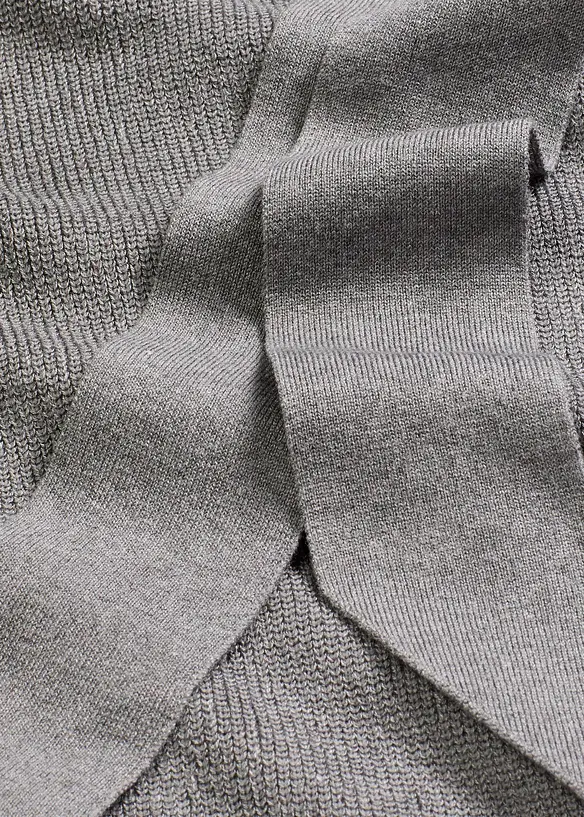 Pletené šaty s mašlí, z měkké viskózové směsi, bonprix