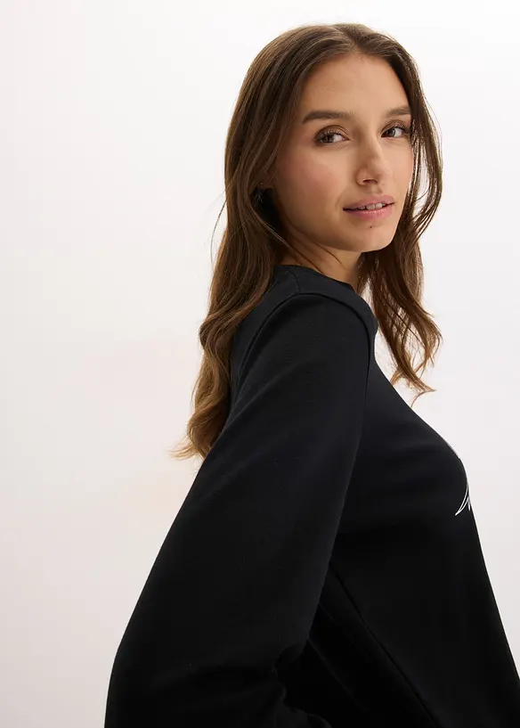 Tričko s dlouhým rukávem, z čisté organické bavlny, bonprix