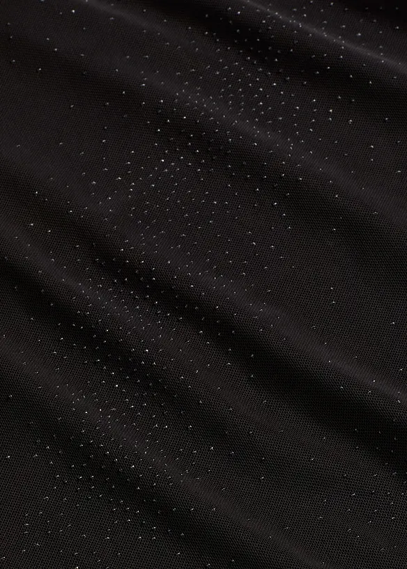 Tričko s dlouhým rukávem, z jemné síťoviny, bonprix