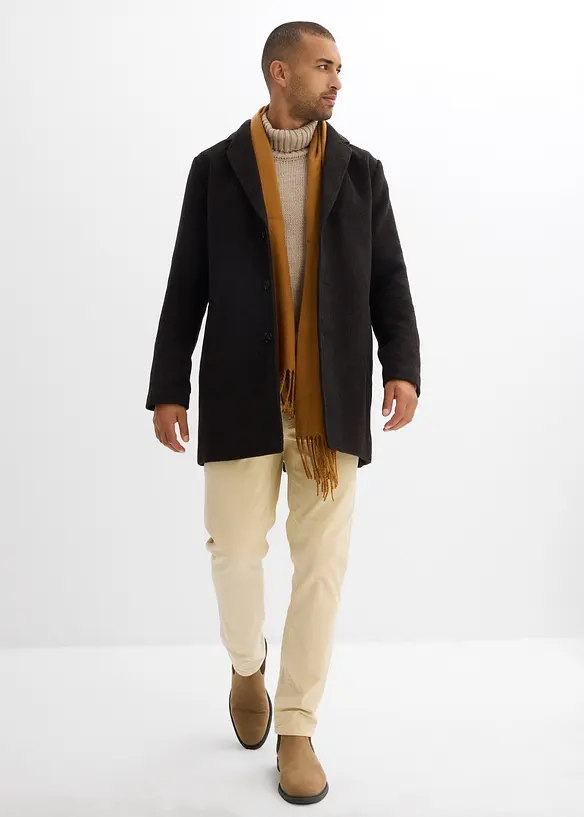 Krátký kabát s podílem vlny, bonprix